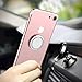 Finger Ring Stand, ICEYA 360° Rotation Mirrior Phone Grip Kickstand for Magnetic Car Mount Compatible with for iPhone X 8 7/7 Plus,Samsung Galaxy S8/S7 etc.(Silver)