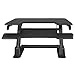 EUREKA ERGONOMIC V1 Sit to Stand Desk Converter, 36'' Height Adjustable Standing Desk Converters Desktop Stand Computer Workstation Home Office Computer Desk - Black