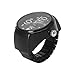 LAYs Ring Watch Finger Quartz Movement Watch Jewelry Gift (Black)
