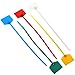 TEKEFT Pack of 50pcs 6 Inch Marker Nylon Cable Ties/Cable Label Mark Tag