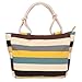 EcoCity Womens Canvas Shopping Beach Tote Bags