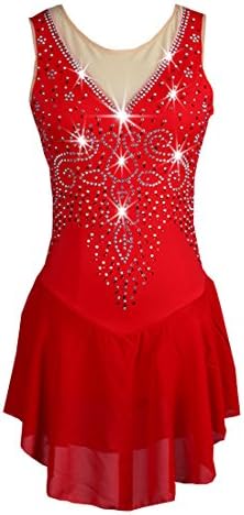 NAKOKOU Customized Draped Figure Skating Dress