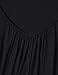 Lotusmile Women's V Neck Pleated Long Sleeve Blouse Wrap T-Shirt, (XXL Black)