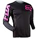 Fox Racing Women's Blackout Motocross Jersey, Black/Pink, XX-Large