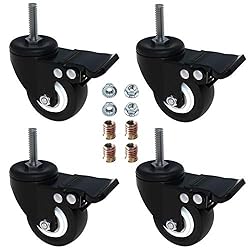 AAGUT 2" Swivel Stem Casters with Brake