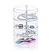 Choice Fun Acrylic Jewelry and Accessories Organizer 4 Spining Tiers Transparent QFJJSN-NSF-3472