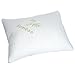 Memory Foam Bamboo Pillow, Bed Pillows for Comfort and Support by Lavish Home (Removable Pillow Cover, Hypoallergenic Pillow Protector)