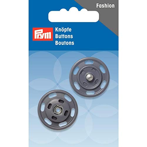 Prym Press Fastener, Grey, 25mm