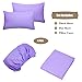 Best Season Twin Size Bed Sheet Set - 3 Piece (Lavender) 1 Flat Sheet,1 Fitted Sheet and 1 Pillow Cases,100% Brushed Microfiber 1800 Luxury Bedding,Deep Pockets,Extra Soft & Fade Resistant