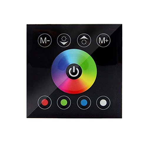 VIPMOON DC 12 V-24 V wandhängende Touch Panel Full Color RGBW Dimmer Controller, Weiß oder Schwarz Farbe, 8key oder 9 Schlüss