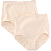 Bali Women's Shapewear Brief, Light Control Smoothing Shapewear Underwear, Tummy Control 2-Pack (Colors May Vary)