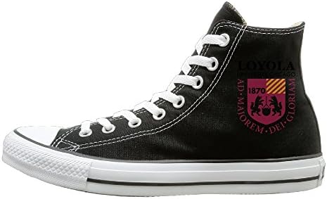 Loyola University Chicago Unisex High Top Canvas Shoes