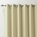 Best Home Fashion Wide Width Thermal Insulated Blackout Curtain - Antique Bronze Grommet Top - Beige - 100