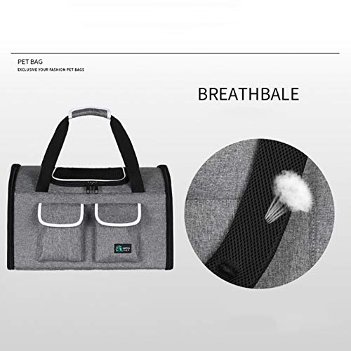 thumbnail image 2 of Puppy Handbag Carrier Soft-Sided Pet Carrier For Small Dogs & Cats - Collapsible Travel Bag With Breathable Mesh Cat Carrier Hard 2 of 9