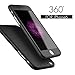 iPhone 6s Case,2win2buy [Full Body] Hybrid Tempered Glass with Acrylic Hard Case Cover Skin For iPhone 6s/iPhone 6 4.7 inch,Black