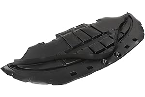 PIT66 Front Engine Splash Shield Compatible with Ford Mustang EcoBoost GT Premium V6 2015-2017 FR3Z17626B, FO1228144 Black PP