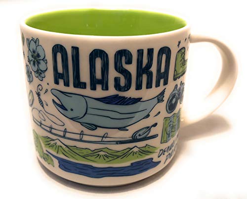 Starbucks ALASKA Been There Series Across the Globe Collection Coffee  Mug 14 Ounce