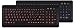 iMBAPrice Large Font Print USB LED Backlit Keyboard, Orange and Blue (IMBA-LOB-BKB)