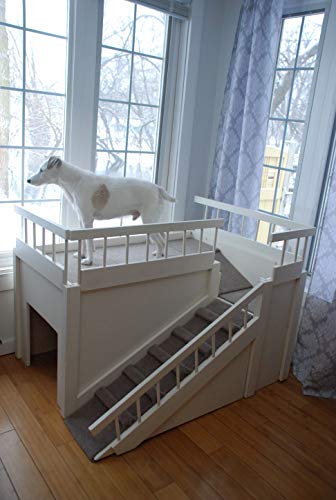 raised dog bed for window