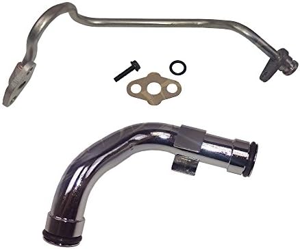 2003 -2007 6.0L Ford Powerstroke Updated Turbo Feed &amp; Oil Drain Return Tube Kit
