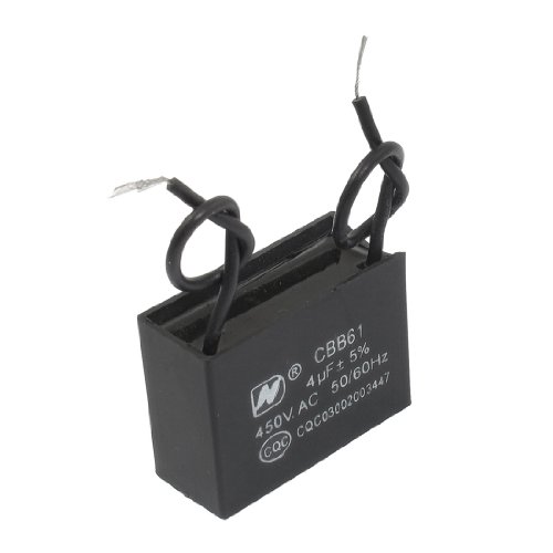 CBB61 AC 450V 4uF Air Conditioner Electric Fan Running Capacitor