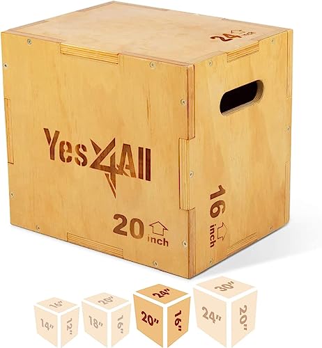 Yes4All Soft Plyo Box 3 In 1 - Scatola Pliometrica In Schiuma Con Anima Legno Per Allenamento, MMA, HIIT - Foto 2