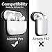 Penom Case for AirPods Pro Case Cover (2 Pack) (Black&Wine Red)
