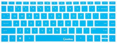 HP Spectre x360 15t Keyboard Cover, CaseBuy Ultra Thin Keyboard Skin for HP Spectre X360 2-in-1 15.6" 15t 15-AP011DX 15-AP012DX 15-BL012DX 15-BL075nr 15-BL112DX(Released 2017), Blue
