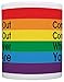 ThisWear Pro Gay Lesbian Marriage Come Out Wherever You Are Gay Pride Gift Coffee Mug Tea Cup Rainbow