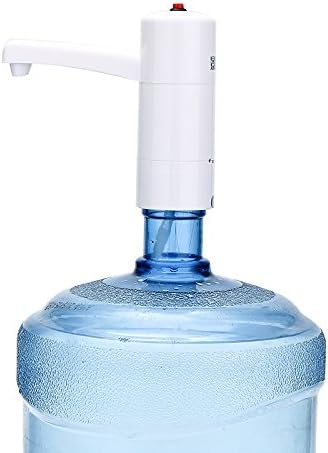 JINGHU Drinking Bottled Water Pump Dispenser Rechargeable Battery (White)