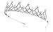 Lovelyshop Royal Pearl Rhinestone Tiara with No Comb for Wedding Bridal Prom Birthday Pegeant Prinecess Crown