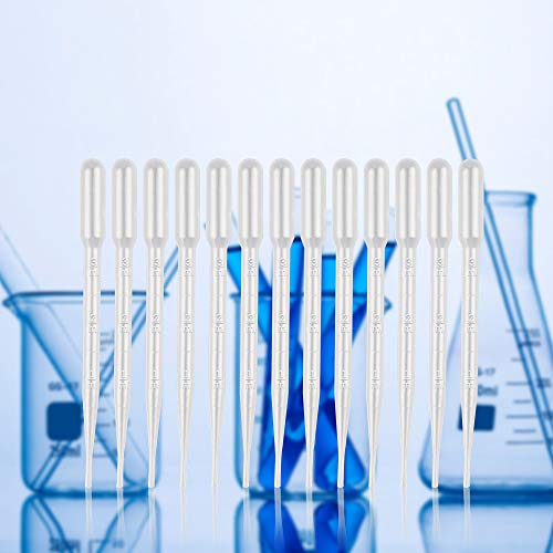 280 PCS 3ML Disposable Plastic Transfer Pipettes,Calibrated Dropper: Squeeze Droppers For Essential Oils,Makeup,Experiments - Suction Injector Tools For Lab,Hospital & School Classroom - Thumbnail 5