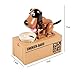 Sizet Mechanical Save Adorable Robotic Hungry Dog Saving Bank Coin Gift Box Collection Piggy Bank
