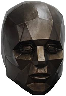 Low-Poly Polygon Portrait Face Adult Latex Mask 3D Halloween Costume Accessory