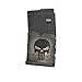GunSkins AR-10 Mag Skin Camouflage Kit DIY Vinyl Magazine Wrap - Singles (Skull Black)