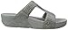 FitFlop Women's Rokkit Slide, Silver Nova, 7 M US