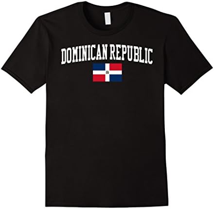 Men's icshirts: Dominican Republic Santo Domingo Flag shirts XL Black