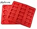 Mehome Food Grade Large Mats Trays, Puppy Pets Dog Paws & Bones Silicone Baking Molds, Bake Dog Treats For Pets, Kids, Dog-lovers,12