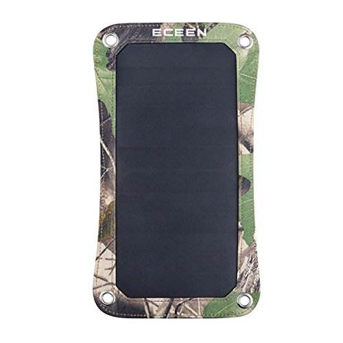 Eceen 7watts solar panel with 2000mah power bank & usb port p…