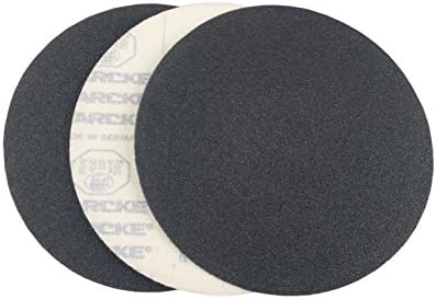 7" Black Heavy Duty Hook and Loop Grip Sanding Discs (25 Pack, 36 Grit)