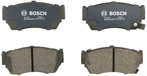 Bosch BC510 QuietCast Premium Ceramic Disc Brake Pad Set For Nissan: 1991-1993 NX, 1991-1994 Sentra; Front