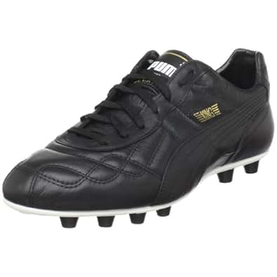 Amazon.com | PUMA Men's King Classic Top DI Soccer Cleat, Black/Black, 9.5 D US | Soccer