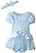 Disney Baby Girls' Cinderella Dress Bodysuit with Headband