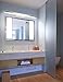 SOLFART LED 31.5 inch Bathroom Vanity Lighting Fixtures Stainless Steel Bath Mirror Lamps Wall Lights