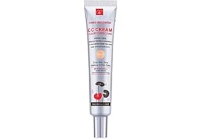 FOVCOS Color Correcting CC Cream with SPF 25, Coverage Lightweight Foundation, Hydrating Serum, Even Skin Tone Makeup and Skin Care, Boost Radiance, Refine Skin Texture, Avoid Sun Damage (LightLight, 1PCS)
