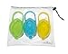 purifyou - PurePouch BPA-Free Nipple Shield Case & Pacifier Case Holder, Set of 3, with Free Mesh Sack - Fits All Major Pacifiers & Breastshields - Non Toxic - for Any Infant, Newborn, (Boy)