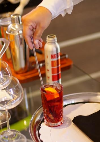 Bothanical Negroni 500ml. Feito com Campari, Cinzano Rosso e gin Bothanical. Garrafa De Alumínio Sustentável.