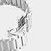 22mm Stainless Steel Link Buckle Watch Band For ASUS Zenwatch 2 WI501Q 2015, Pebble time, TIME STEEL, Samsung Gear 2, Neo, Live, LG G Watch, Urbane R (Silver)