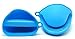 ALAZCO Blue Mini Oven Mitts 1 Pair (2pcs), Heat Resistant Pinch Mitt Gloves Potholder for Kitchen Cooking & Baking - Food-Grade Silicone