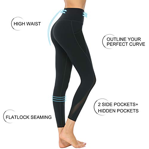 image for Edeey Yoga Pants for Women High Waisted Leggings with Pockets Spandex 